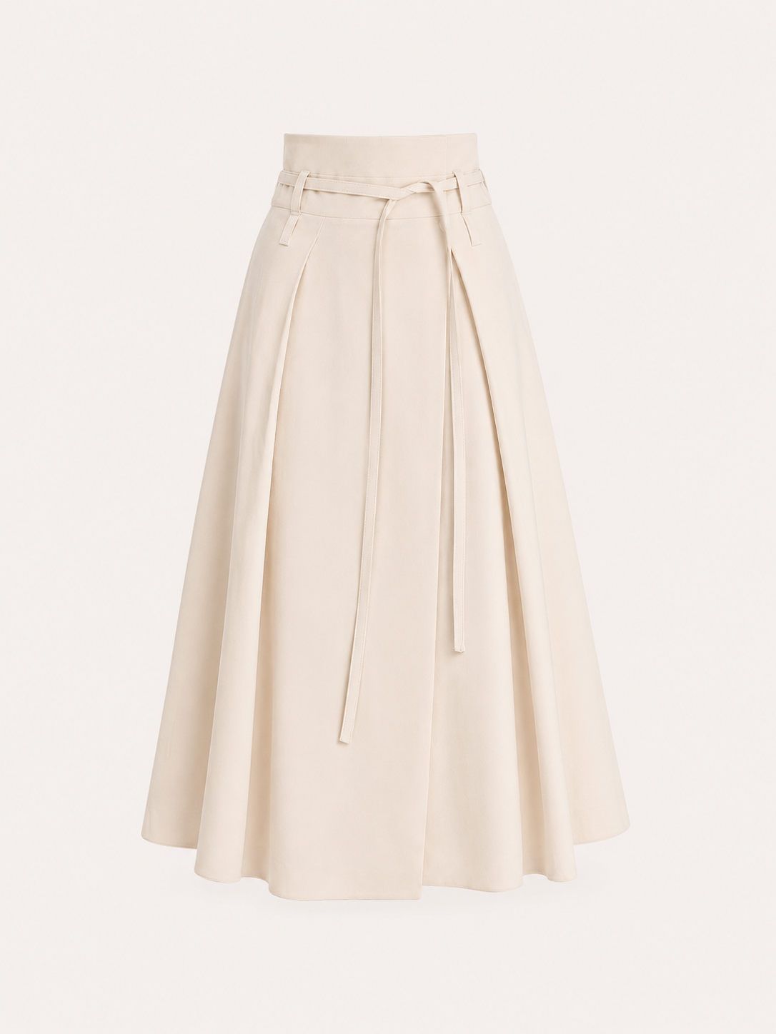 Classic skirt in light beige