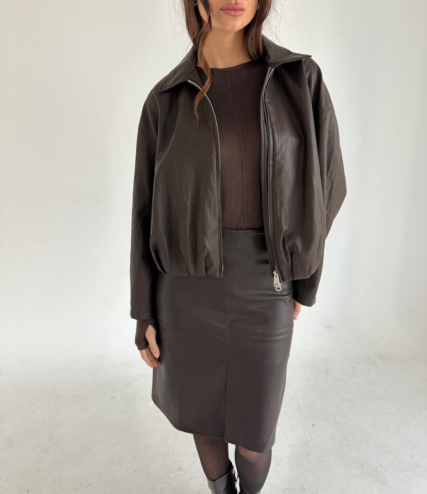 Leather jacket