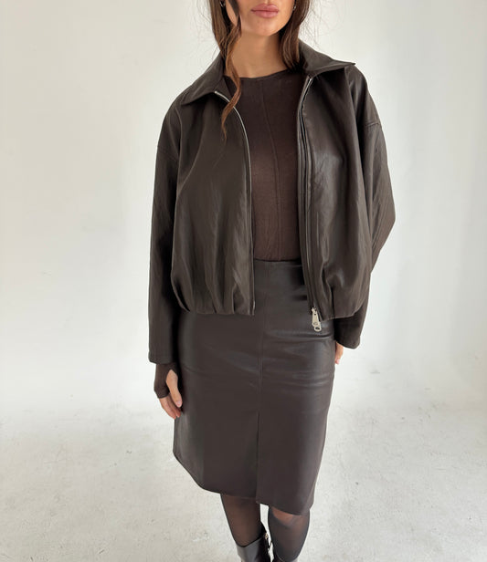 Leather jacket