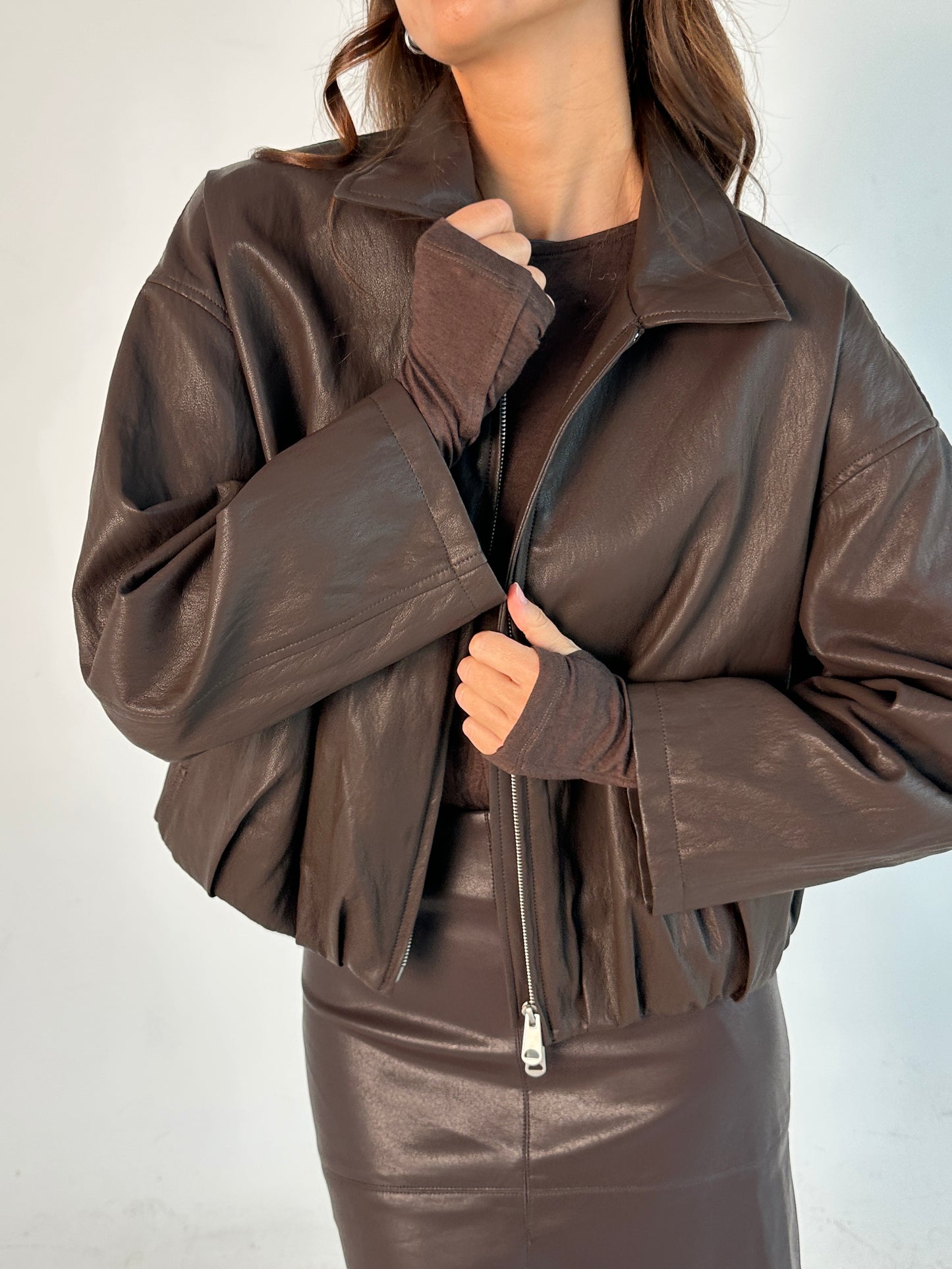 Leather jacket