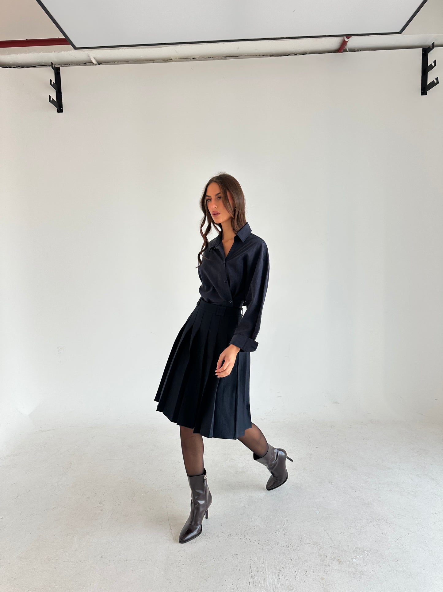 Navy skirt