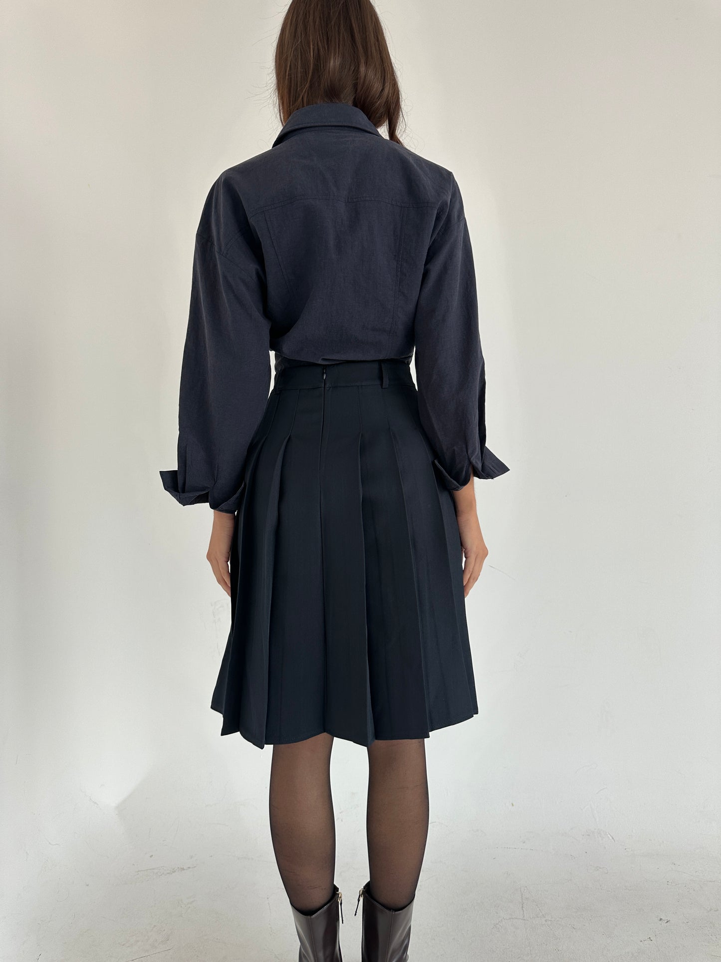 Navy skirt